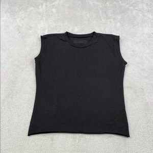NEW Frank & Eileen S 100% Cotton Black Sleeveless Tank Top USA